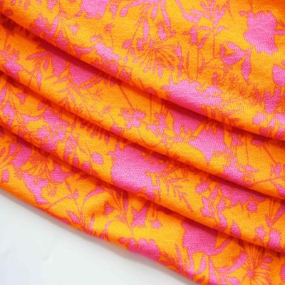 China Stretch 95%RAY 5%SPANDEX OE Crepe Printing Knit Fabric for sale