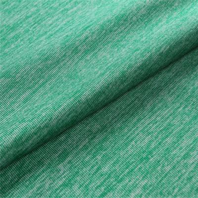 China Shrink-resistant 95%Polyester 5%spandex blended yarn wrinking fabric for sports wears knitted fabric for sale