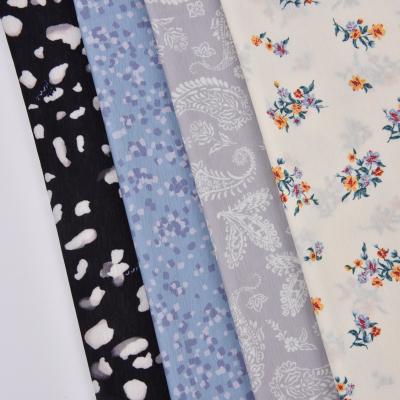 China Sustainable 95%polyester 5%spandex printed knitted fabric for sale