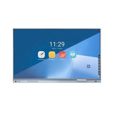 China Android 8.0 Win 10 85 Inch 85 Inch Interactive Flat Panel Touch Screen Display For School Lecture 85