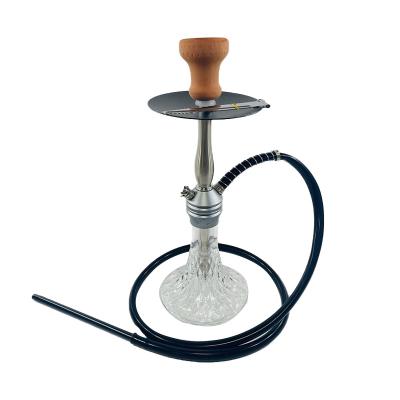 China Moden Factory New Style Aluminum Glass Hookah Double Hoses Hookah Packaging Box Wholesale Color Box for sale