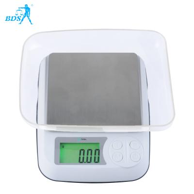 China BDS-DM3 Electronic food weighing scale Coffee roasting scale 2Kg/3KG Stainless steel Kitchen scale for sale