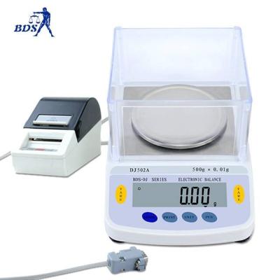 China OEM/ODM Jewelry scale 0.01 Lab analytical balance DJ502A Precision Electronic balance scale Digital weighing scales for sale