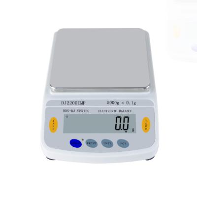 China 0.1g Accuracy High Quality Press Load Cell High Sliver Factory School Analytical Balance Chemical Balance Digital Weighing Balance for sale