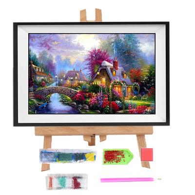 China Waterproof + Eco-friendly Cottage DIY 5D Diamond Painting Kits Full Square Flower Diamond Painting Diamond Mosaic Wall Art Posters Dropshipping for sale