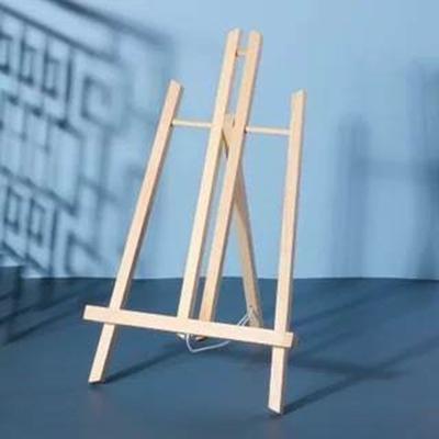 China Kids 40*50CM Craft Table Display Stretch Canvas Photo Card Signs Sketch Easel Small Easel Tops Wholesale Miniature Wooden Tripod Easel for sale