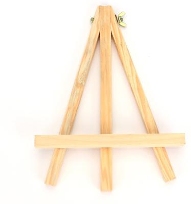 China Wholesale Mini Easel Wooden Tabletop Craft Tripod Sketch Easel kKids Small Easel Display Painting Stretched Canvas Photo Card Signs Gift for sale