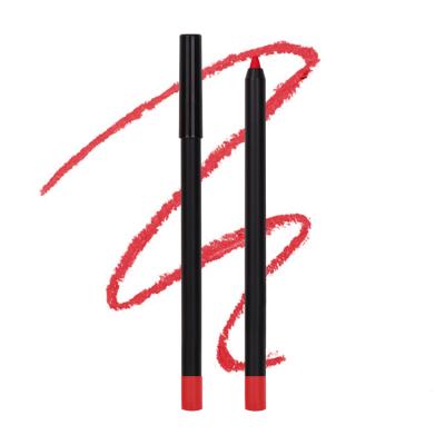 China Vegan Cream & Pencil Cruelty Free Custom Private Label Lip Liner AP07 Cruelty Red Thick Lip Liner Vendor Logo for sale