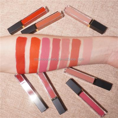 China Waterproof / Long Lasting Non Stick Matte Liquid Lipstick No Label Vegan Matte Liquid Lipstick Set for sale