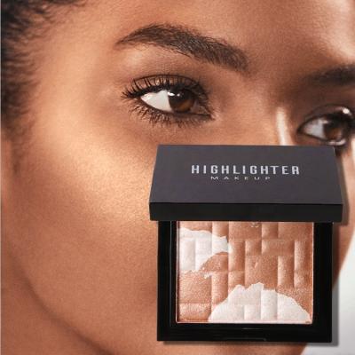 China Private Label Waterproof Vegan Makeup Highlighter AR08 Highlight Bar Cosmetic Single Face for sale