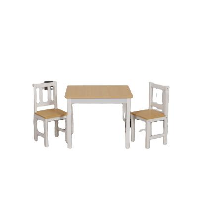 China Modern Customizable Modern Wooden Dining Table Set 2 Chairs and Dining Table and Chair Set Dining Chair for sale