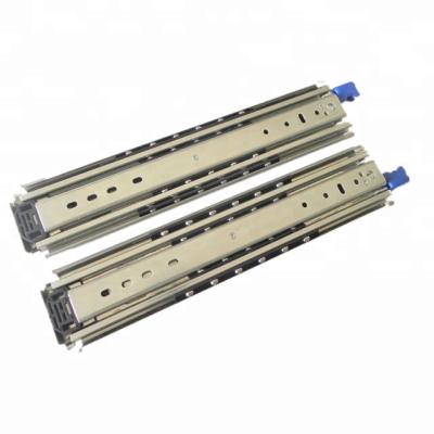 China Foxslide 76mm 850mm Width Extension Triple Ball Bearing Drawer Telescopic 1000 Slide for sale