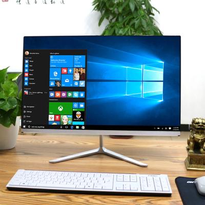 China Hot Selling 23.8 Inch USB Port All In One PC Core i3 i5 i7 Business Office All-in-one Desktop Computer for sale