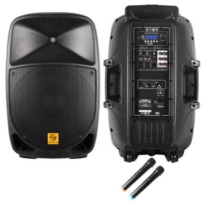 China Yes VOICELAB ELH-DM100K2U7 High Power Battery Speaker 15inch Rechargeable Portable Blue Toothspeakers for sale