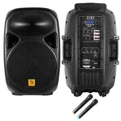 China Yes High Power Battery Speaker 15inch Rechargeable Portable Outdoor Blue Tooth Speakers for sale