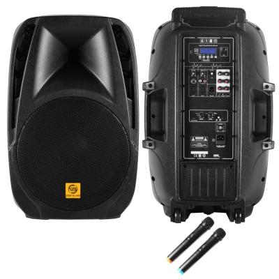 China High spl speaker battery yes outdoor rechargeable portable speaker 15inch blue toothspeakers for sale