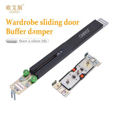 China Modern Wardrobe Hardware Accessories Buffer Sliding Door Wheel Wetter Roller for sale