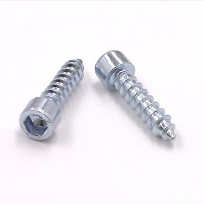 China Steel screws M 6*30 white zinc steel for sale