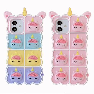 China Cute Girls Shockproof Phone Case With Strap Cartoon Mobile Cover Pro 11 6 7 8 Max Plus XR XS Se X Cover Case For iPhone 12 Silicone for sale