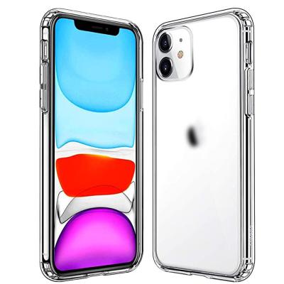 China Clear Shockproof Shock Absorption Bumpers Cover For iPhone 11 Case For iPhone 11 PC Case Luxury For iPhone 11 Case for sale