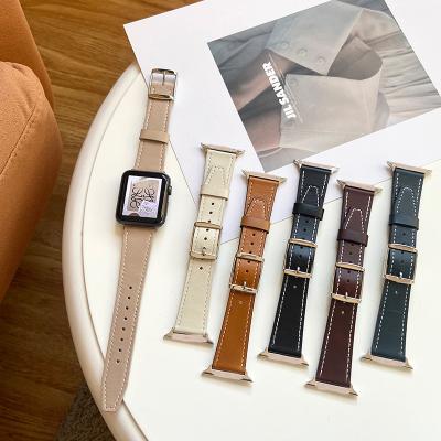 China Fanshion Luxury Real Leather Watch Band For Apple Watch Band For Watch Bands for sale