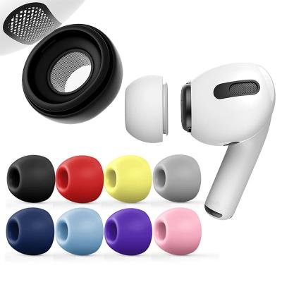 China For Earphone Replacement Ear Tips for Airpods pro with Noise Reduction Hole Ear Tips Silicone Rubber Earphone Accessories for sale