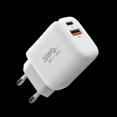 China Mobile Phone/Tablet/MP3/MP4/other USB Device Fast charging phone charger PD adapter fast charge power socket A+C 20W home Charger For multiple phones for sale