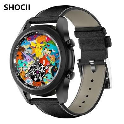 China Best Selling Products Touch Screen 2022 1.3 Inch IPS Round Dial Display Smart Watch IP68 Music Sports Waterproof Men China Smartwatch SK3 for sale