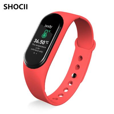 China Build In Cheap Instant Heart Push Message Fitness Bracelet Calorie Steps Smart Rate Blood Pressure M4 Smart Band for sale