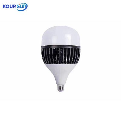 China Factory supermarket High-brightness aluminum fin heat dissipation LED bulb 50w 80w 100w 150w Factory supermarket special high power bulb for sale