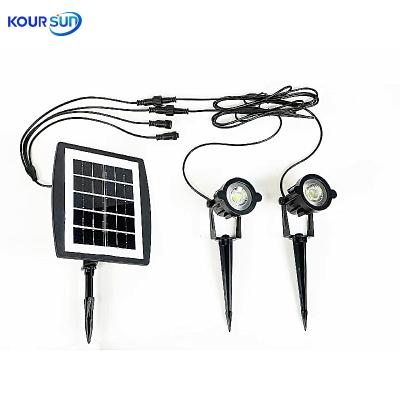 China Garden/outdoor solar street light one for two, one for three, one for four lawn lights, outdoor yard solar power lights for sale