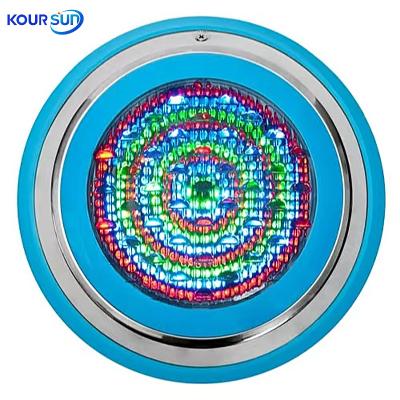 China Waterproof Instant Power IP68 36w Stainless Steel RGB Swimming Pool Light Wall Mounted Remote Control Swimming Pool Light for sale