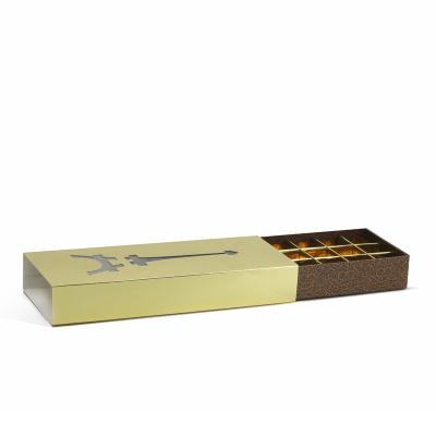 China New 2021 Simple Exquisite Chocolate Greyboard Gift Box For Food Industry for sale