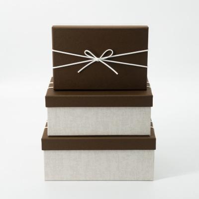 China Factory direct sales elegant gorgeous wallpaper ribbon gift boxes for give a gift for sale