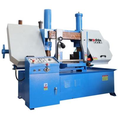 China Machinery Repair Shops MADE IN CHINA WODDA Gear 3 Speed ​​Transmission Low Price Hydraulic Stepless Band Saw Machine for sale