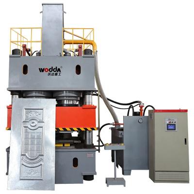 China Crops Hydraulic Press Machine 10000 Steel Door Plate Embossing Hydraulic Press Machine for sale