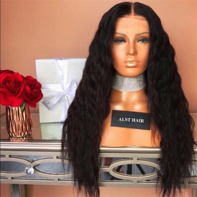 China Hot Selling Body Wave Part 250 Medium Density Full Lace Wig With Baby Hair for sale