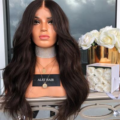 China Cheapest 100% Full Stock Regular Virgin Brazilian Hair Big Wave Transparent Lace Wig for sale