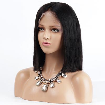 China Hot Selling 100% Middle Part 13x6 Silky Straight Wave Lead Wigs Human Hair Lace Front Wig for sale