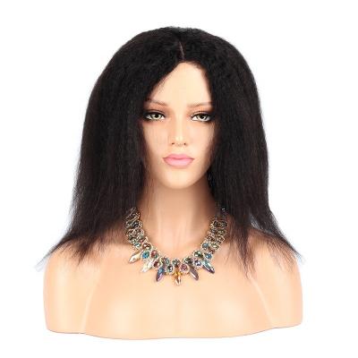 China Factory price 10a grade u part curly straight hair wig wholesale straight full lace wig for sale