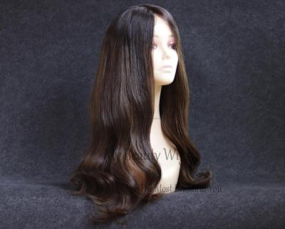 China Silky Straight European Jewish Wig Wholesale Price Wave Virgin Hair for sale