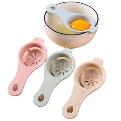 China Viable Cooking Instruments Color Plastic Egg Yolk Filter Egg Yolk And Egg Yolk White Separator And White Screen for sale