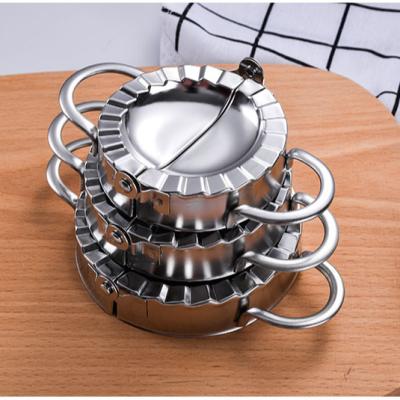 China Wonton Dumpling Stainless Steel Wholesale Viable Large, Medium and Small Size Household Kitchen Baking Tools Mold for sale