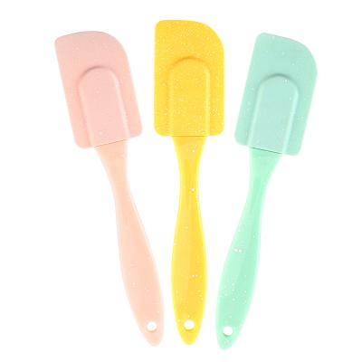 China Colorful Tools Silicone Cake Butter Cream Scraper Stick Bread Pastry Baking Spatula Non Viable Stain for sale