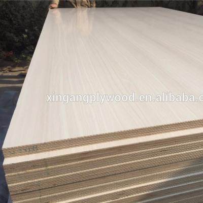 China Furniture Decoration Warm White Melamine Plywood With E1 Glue for sale