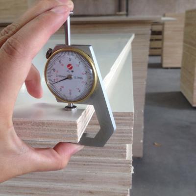 China High gloss furniture decoration melamine plywood 6mm, 17mm, 18mm, for sale