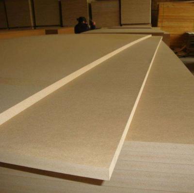 China Exterior raw MDF and white melamine faced MDF panels for sale