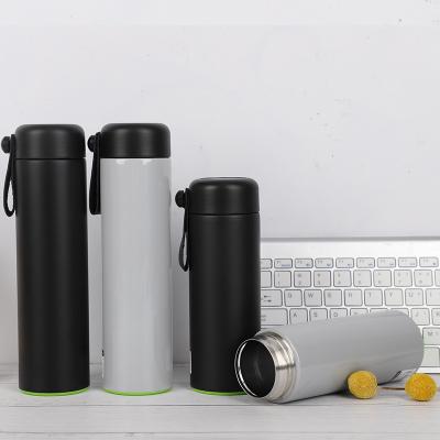 China Travel promotional mug double wall thermos ss304 business fashion stainless steel vacuum flask custom use logo water bottle for sale