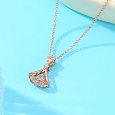 China Fashion 925 Sterling Silver Pendant Necklace Jewelry Diamond Stone Pendant Charm for Girls, Women for sale