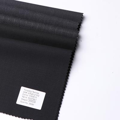 China Merino Wool Fabric Woolen Silk Fabric Wool Twill Solid Anti-Static Suit Fabric for sale